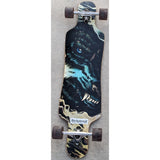 9.5" X 39" Wolf Drop Through Longboard Street Surfing Complete Deck Skateboard