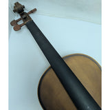 4/4 Full Size Violin Project Unmarked Handmade Wood With Bow & Case
