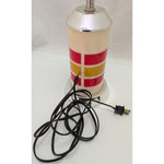 1987 San Francisco 49ers NFL Table Lamp Football P&K Vintage Rotating Disco LED Party Light