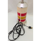 1987 San Francisco 49ers NFL Table Lamp Football P&K Vintage Rotating Disco LED Party Light