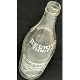 11" Beehive Thrift-T 32oz Glass QT Bottle Beverages 1968 Bee Hive Brigham City UT Utah Vintage