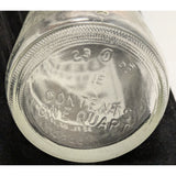 11" Beehive Thrift-T 32oz Glass QT Bottle Beverages 1968 Bee Hive Brigham City UT Utah Vintage