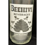11" Beehive Thrift-T 32oz Glass QT Bottle Beverages 1968 Bee Hive Brigham City UT Utah Vintage
