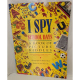 HUGE CLASSROOM SIZE I Spy School Days A Book Of Picture Riddles Walter Wick Jean Marzollo