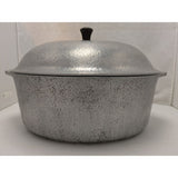 6 QT Club Hammered Cast Aluminum Hammercraft Cookware Dutch Oven Lid USA Vintage