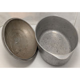 6 QT Club Hammered Cast Aluminum Hammercraft Cookware Dutch Oven Lid USA Vintage