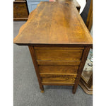Vanity Oak Dresser Antique Curved Front Mirror AS-IS