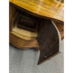 Vanity Oak Dresser Antique Curved Front Mirror AS-IS