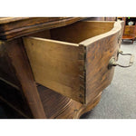 Vanity Oak Dresser Antique Curved Front Mirror AS-IS