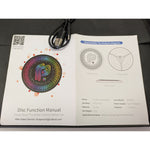 Bulapeach LED Frisbee Ultimate Rechargeable Flying Disc 48 RGB LEDs 6 Dynamic Modes Beach Camping