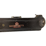 WWII 1946-1949 Veteran University Massachusetts Fort Devens Crocodile Trombone Case Band