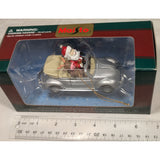 Silver 1999 Maisto Santa Reindeer VW Bug Ornament Die-Cast Classic Volkswagen Convertible Car
