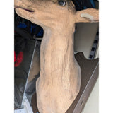 AS-IS Gemmy Buck Singing Mounted Deer Head Animated Trophy Talks Dances Sings 2004 Talking Wall Mount Plaque