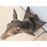 AS-IS Gemmy Buck Singing Mounted Deer Head Animated Trophy Talks Dances Sings 2004 Talking Wall Mount Plaque
