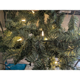 9 Ft Kingston Fir LED Pre-Lit Lighted Christmas Garland Artificial 24GU09005 Green Plug-In Fir/Pine