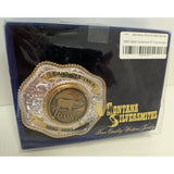 Montana Silversmiths Idaho Centennial Belt Buckle Sterling Silver Plate
