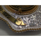 Montana Silversmiths Idaho Centennial Belt Buckle Sterling Silver Plate