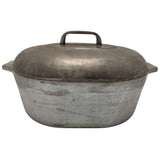 AS-IS 8 Qt GHC Magnalite Dutch Oven USA Made Oval Roaster Aluminum Vintage Pot Pan Cookware