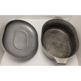 AS-IS 8 Qt GHC Magnalite Dutch Oven USA Made Oval Roaster Aluminum Vintage Pot Pan Cookware
