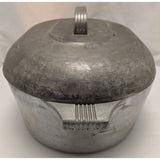 AS-IS 8 Qt GHC Magnalite Dutch Oven USA Made Oval Roaster Aluminum Vintage Pot Pan Cookware