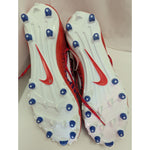 US 17 Mens Nike Force Lunarbeast Elite Red Football Cleats NIKESKIN 847588-404 Blue White High Top New