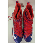 US 17 Mens Nike Force Lunarbeast Elite Red Football Cleats NIKESKIN 847588-404 Blue White High Top New
