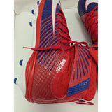 US 17 Mens Nike Force Lunarbeast Elite Red Football Cleats NIKESKIN 847588-404 Blue White High Top New