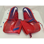 US 17 Mens Nike Force Lunarbeast Elite Red Football Cleats NIKESKIN 847588-404 Blue White High Top New