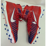 US 17 Mens Nike Force Lunarbeast Elite Red Football Cleats NIKESKIN 847588-404 Blue White High Top New