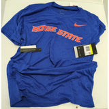 NEW L Nike Men's Boise State Broncos Blue Dri-FIT Legend Word T-Shirt, Large