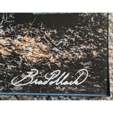 12x18 Brad Bradford Pollack Canvas Print Blue VW Bus Junk Yard Rust Van Forest Abandoned Signed