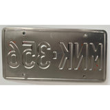 MNK 356 Wisconsin License Plate Porsche 1995 America's Dairyland