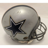 Mini 1995 Riddell 2 7/8" Dallas Cowboys Football Helmet Vintage Silver Display