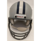 Mini 1995 Riddell 2 7/8" Dallas Cowboys Football Helmet Vintage Silver Display