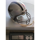 Mini 1995 Riddell 2 7/8" Dallas Cowboys Football Helmet Vintage Silver Display