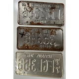 1990 LB2356, 1989 356M8, 1975 77FGL356 License Plates 356 Porsche