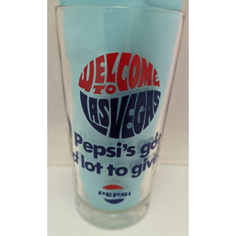 5.5" Pepsi "Welcome To Las Vegas" Collectible Glass
