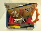 AS-IS Yellowed New Duke Caboom Stunt Set Imaginext Toy Story 4 Motorcycle Jump