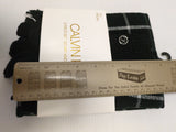 2 pc Set MSRP$58 OS Calvin Klein Scarf and Touch Gloves Mittens Black Plaid A0KZ4569