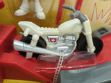 AS-IS Yellowed New Duke Caboom Stunt Set Imaginext Toy Story 4 Motorcycle Jump