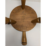 Small 12" Wooden Cow Milking 3 Leg Stool Authentic Furniture Products El Segundo CA Japan