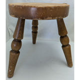 Small 12" Wooden Cow Milking 3 Leg Stool Authentic Furniture Products El Segundo CA Japan