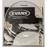 Ludwig 14-Inch Clear Drumhead Evans Packaging Vintage Percussion Accessory