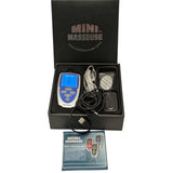 Mini Masseuse Pro-Series Tens Massager Electronic Stimulation Device Blue USB Accessories Box