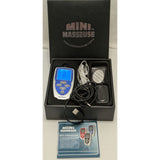 Mini Masseuse Pro-Series Tens Massager Electronic Stimulation Device Blue USB Accessories Box