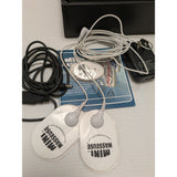 Mini Masseuse Pro-Series Tens Massager Electronic Stimulation Device Blue USB Accessories Box