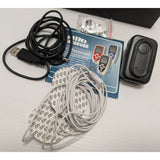 Mini Masseuse Pro-Series Tens Massager Electronic Stimulation Device Blue USB Accessories Box