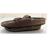 AS-IS Garden Work 39 L8 M6 Birkenstock Arizona Brown Suede Double-Strap Sandals Women’s