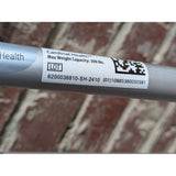 Cardinal Health Adult Adjustable Aluminum Crutches Pair 300 Lbs Capacity Grey Cushions