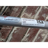 Cardinal Health Adult Adjustable Aluminum Crutches Pair 300 Lbs Capacity Grey Cushions
